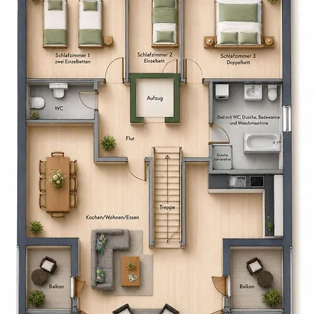 Neu Ostseelicht - Meerchen Penthouse 6